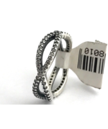 Authentic Pandora Crossing Paths Ring, Sterling Silver 190930CZ-56, Size... - $53.50 CAD
