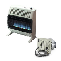 Mr.Heater 30000 Btu Vent Free Blue Flame Natural Gas Heater W/ Blower - £283.83 GBP