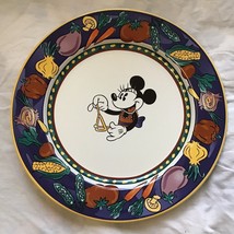 1 Vintage Disney 12 Inch Plate Platter Charger Serving Vegetables Stoneware - £11.61 GBP