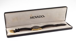 Movado Uomo Vintage Quarzo Tachimetro Orologio W/Originale Scatola 87.07.873 - £469.81 GBP