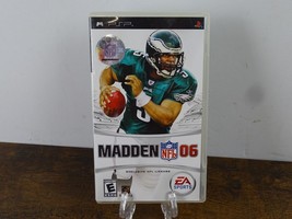 Madden NFL 06 Sony PSP 2006 IN Case, NO Manual Tested Video Football Game - $3.99