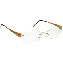 Lindberg Eyeglasses No.502599039 Col.P70 Gunmetal/Gold Rimless Denmark 50-19 125 - £319.73 GBP
