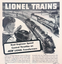 1948 Lionel Trains Advertisement Vintage Railroad Toys Transformers F15T3 - $34.99