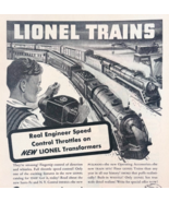 1948 Lionel Trains Advertisement Vintage Railroad Toys Transformers F15T3 - $642.95 MXN