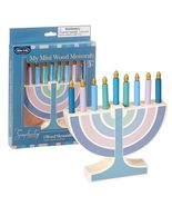 Rite Lite My Play Wooden Menorah with Removable Wooden Candles - Colorfu... - $14.84