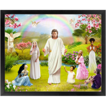 &quot;NEW&quot; Bible God Jesus Christ Christianity Framed Print gift - £45.53 GBP+