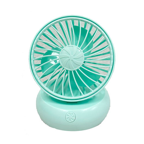 Delicate Rechargeable &amp; Adjustable Mini Fan - Blue - $37.68