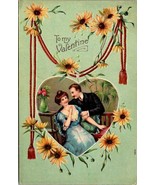 Vintage Postcard Valentine&#39;s Day Valentine&#39;s Greetings 1907 - £15.03 GBP