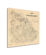 HISTORIX Vintage 1879 Atascosa County Texas Map - 16x16 Inch Vintage Map... - $37.99+