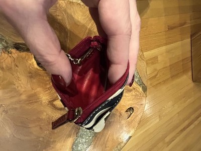 Dooney & Bourke Zebra Print Coin Purse with Keychain Item image 6