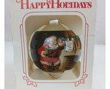 Vintage 1989 Coca Cola Made in USA Glass Christmas Ornament McDonald&#39;s - $19.39