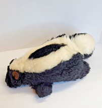 Vintage Furry Folk Hand Puppets Wildlife Animals Folkmanis Skunk 12&quot; - £11.68 GBP