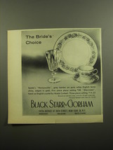 1960 Black Starr &amp; Gorham Advertisement - Spode&#39;s Honeysuckle China - £11.42 GBP