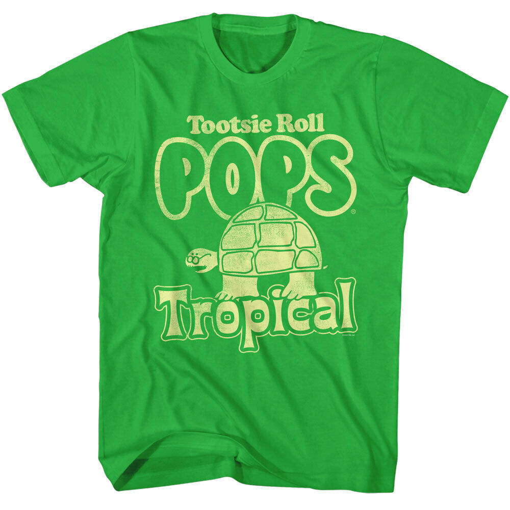 Primary image for Tootsie Roll Pops Mr Turtle Tropical Men's T Shirt Candy Nostalgia Tee Lollipops