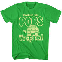 Tootsie Roll Pops Mr Turtle Tropical Men&#39;s T Shirt Candy Nostalgia Tee L... - $24.50+