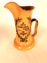 Royal Doulton Motto Ale Pitcher, Circa 1920, &#39;The Wind That Blows&#39;, Great Cond. - £34.98 GBP