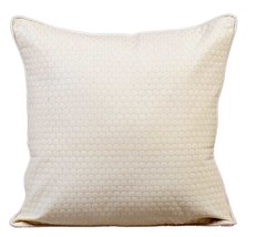 White Throw Pillow Covers 16&quot;x16&quot; Faux Leather, Invisible White - £19.85 GBP+
