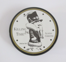 Agatha Christie Killing Time Round Tin Steven Cragg Vintage 90s - £11.44 GBP