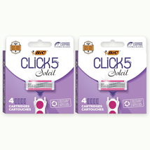 Click 5 Soleil Women&#39;S Razor Refills with 5 Flexible Blades and Recyclable Box,  - £11.34 GBP