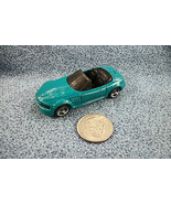 Hot Wheels 1996 Mattel Aqua Blue Convertible Roadster Made in Malaysia - £1.21 GBP