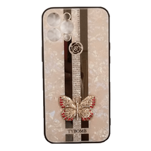 Fashion Design Butterfly Emblem Case for iPhone 12/12 Pro 6.1″ ROSE GOLD - £6.69 GBP