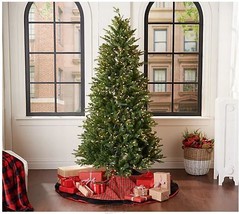 Mr Christmas Alexa Compatible 6.5&#39; Green LED Christmas Tree MULTI CLEAR ... - £186.80 GBP