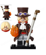 Sabo Gold Edition One Piece Minifigures Building Blocks Toys - $4.79