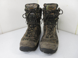 Cabela&#39;s Dry Plus Camo Boots Leather Lace-Up 81-2934 Size 10 D US Men&#39;s - £19.57 GBP