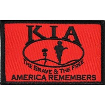 Eagle Emblems PM3842V Patch-Kia, Honor Flag, Red (Velcro) (3-1/2&quot;) - £7.05 GBP