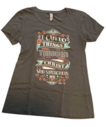 Philippians 4:13 I Can Do All Things T-Shirt Tee Child Lg Adult Small Gr... - $14.80