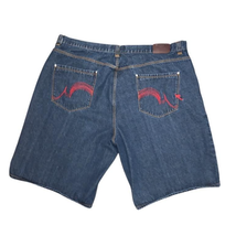 Vintage Rocawear Baggy Denim Jean Shorts Blue Hip Hop Rap Streetwear Y2K... - $22.99