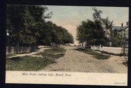 MAIN STREET looking EAST - NOANK Conn. * undivided back not mailed POSTC... - $4.90