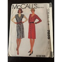 McCall&#39;s Misses Dress Jumper Sewing Pattern Sz 12 7239 - Uncut - $10.88