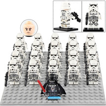 Star Wars Stormtrooper Clonetrooper Army Lego Moc Minifigures Toys Set 21Pcs - £25.94 GBP