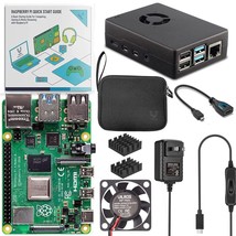 Vilros Raspberry Pi 4 4GB Basic Starter Kit with Fan-Cooled Heavy-Duty A... - £183.48 GBP