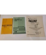 Vintage Lot 3 1960s Dept Of Civil Defense Family Nuclear Fallout Shelter... - $38.22 CAD