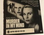 Murder In My Mind Vintage Tv Print Ad Peter Coyote Stacy Keach TV1 - £4.63 GBP
