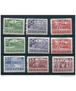 Sweden 1935 Sc 239-7 MI 221-6 MH Perf Vertically 500th anniv of  Parlame... - £55.39 GBP