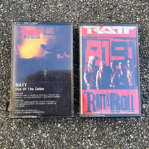 Ratt Lot of 2 Cassettes Out Of The Cellar 1984 + Ratt &amp; Roll 1991 - $13.55