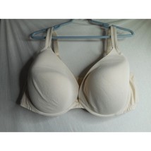 Cacique 46 DDD Cotton Bra underwire Boost plunge beige - $15.99