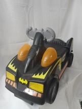 Batman Wheelies RIDE-ON Classic Tv Batmobile Fisher Price Little People No Cars - £35.61 GBP