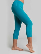 Tanya-b Donna Pavone Tre Quarti Leggings Pantaloni da Yoga Taglia: L - Srp - £14.74 GBP