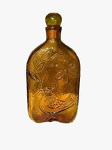 Bird of Peace glass decanter c1960 designed by Wayne Husted, amber bird ... - $65.00