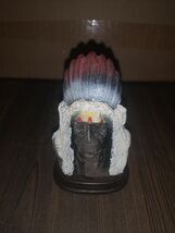 Native American Indian Chief 4” Statue Wearing Headdress - $9.90