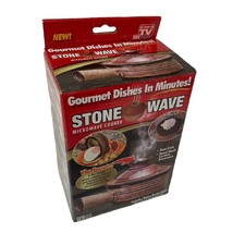 Stone Wave Microwave Cooker Non Stick Ceramic Stoneware As Seen On TV Ne... - $14.25