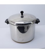 Vintage Revere Ware 10 Quart Copper Bottom Stock Pot with Lid - $51.99