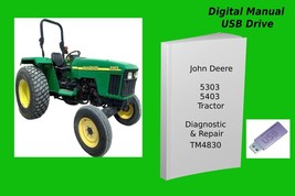 John Deere 5303 and 5403 Tractor Diagnostic and Repair Technical Manual INDIA - £18.60 GBP