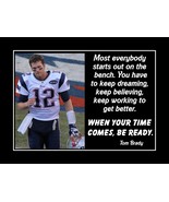 Tom Brady Inspirational Football Motivation Quote Poster Print Wall Art ... - £18.32 GBP+