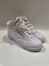 Reebok Freestyle Hi Classic Eva Midsole Leather Trainer White Womens Size 4 - £29.56 GBP