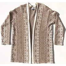 Old Navy Fair Isle Jacket Women S Cardigan Sweater Open Front Casual Cam... - £11.00 GBP